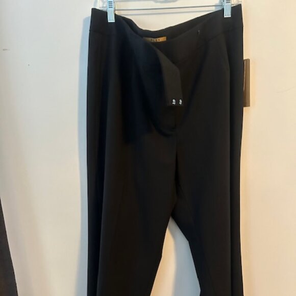 Alex Marie Woman Mariah Black fully lined Wool blend trousers, size 16W - Picture 2 of 6